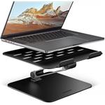 Axagon STND-LQB, hliníkový HQ stojan pre notebooky 10"-17.3", čierny