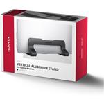 Axagon STND-VB, vertikálny hliníkový stojan pre notebooky 10"-17.3, čierny