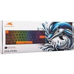 Baracuda DOLPHIN, herná mechanická klávesnica, US, červený switch, čierna