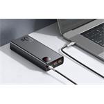 Baseus Adaman Metal powerbanka 20000mAh PD QC 3.0 65W 2xUSB + USB-C + micro USB (čierna)