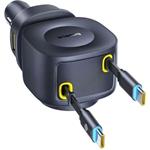 Baseus auto nabíjačka PrimeTrip VR2 Max 100W, 2x USB-C, 1xUSB-C, 1x USB