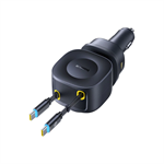 Baseus auto nabíjačka PrimeTrip VR2 Max 100W, 2x USB-C, 1xUSB-C, 1x USB