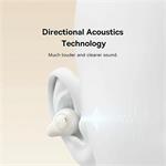 Baseus Bass 15 Clip Open Ear, bluetooth slúchadla, biele