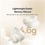 Baseus Bass 15 Clip Open Ear, bluetooth slúchadla, biele