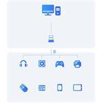 Baseus Bluetooth 4.0 USB adaptér pre PC, čierny