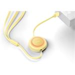 Baseus Bright Mirror 2, 3in1 kábel USB na USB-C + Micro + Lightning, 1,1m, žltý