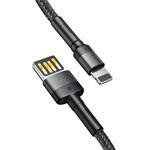 Baseus Cafule Cable USB na Lightning Double Sided 1.5A 2,0m čierno-sivý