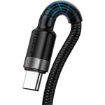 Baseus Cafule Hw Quick Charging kábel USB Double-Sided na USB-C 40W 1,0m čierny