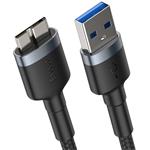 Baseus Cafule kábel USB 3.0 na Micro-B 2A 1,0m čierny