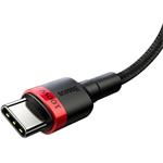 Baseus Cafule kábel USB-C 100W, 2,0m, čierno-červený