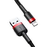 Baseus Cafule kábel USB na Lightning 1.5A 2,0m čierno-červený