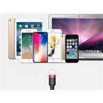 Baseus Cafule kábel USB na Lightning 1.5A 2,0m čierno-červený, (rozbalené)