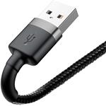 Baseus Cafule kábel USB na Lightning 2.4A 0,5m čierno-sivý