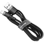 Baseus Cafule kábel USB na Lightning 2.4A 0,5m čierno-sivý