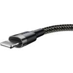 Baseus Cafule kábel USB na Lightning 2.4A 1,0m čierno-sivý