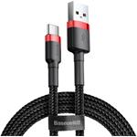 Baseus Cafule kábel USB na USB-C 2A 2,0m čierno-červený