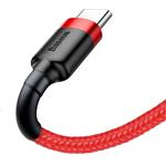 Baseus Cafule kábel USB na USB-C 2A 3,0m, červený
