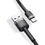 Baseus Cafule kábel USB na USB-C 2A 3,0m, čierno-sivý
