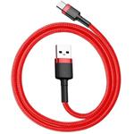 Baseus Cafule kábel USB na USB-C 3A, 0,5m, červeno-čierny
