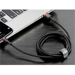 Baseus Cafule kábel USB na USB-C 3A 1,0m, čierno-sivý