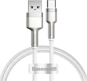Baseus Cafule kábel USB na USB-C ,  66W, 1,0m, biely