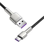 Baseus Cafule kábel USB na USB-C , 66W, 1,0m, čierny