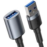 Baseus Cafule kábel USB3.0 A-A M/F, predlžovací, 1,0m, čierno-sivý