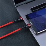 Baseus Cafule Series kábel USB-C 60W, 1,0m, červeno-čierny