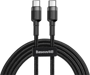 Baseus Cafule Series kábel USB-C PD2.0 60W (20V 3A) 2,0m čierno-sivý