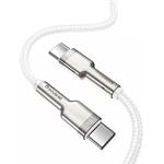 Baseus Cafule Series Metal Data kábel USB-C 100W, 2,0m, biely