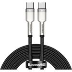 Baseus Cafule Series Metal Data kábel USB-C 100W, 2,0m, čierny