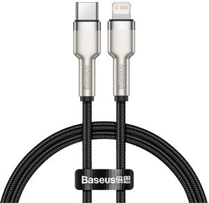 Baseus Cafule Series Metal Data kábel USB-C na lightning M/M PD 20W 0,25m, čierny