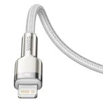 Baseus Cafule Series Metal Data kábel USB-C na lightning M/M PD 20W 1,0m, biely