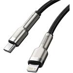 Baseus Cafule Series Metal Data kábel USB-C na lightning M/M PD 20W 1,0m, čierny