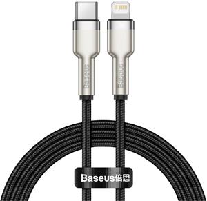 Baseus Cafule Series Metal Data kábel USB-C na lightning M/M PD 20W 1,0m, čierny