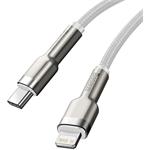 Baseus Cafule Series Metal Data kábel USB-C na lightning M/M PD 20W 2,0m, biely