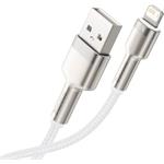 Baseus Cafule Series Metal Data kábel USB na Lightning 2.4A 1,0m biely