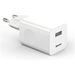 Baseus Charging rýchlo nabíjačka USB, 24W, biela