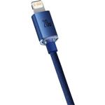 Baseus Crystal kábel USB-C na Lightning 20W, 1,2m, modrý