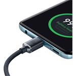 Baseus Crystal Shine kábel USB-C 100W, 1,2m, čierny