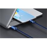 Baseus Crystal Shine kábel USB na USB-C, 5A 100W, 2,0m, modrá