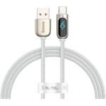 Baseus Display kábel USB na USB-C, 5A, 1m, biely