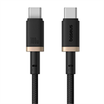 Baseus Dura kábel USB-C 100W, 2,0m, čierno-zlatý