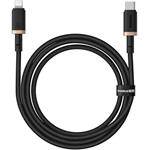 Baseus Dura kábel USB-C na Lightning 20W, 1,0m, čierno - zlaty