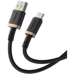 Baseus Dura kábel USB na USB-C, 60W, 2,0 m, čierno-zlatý