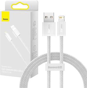 Baseus Dynamic kábel USB na Lightning, 2,4 A, 1 m, biely