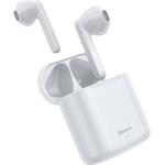 Baseus Encok True Wireless slúchadla W09 biele