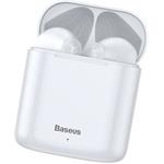Baseus Encok True Wireless slúchadla W09 biele