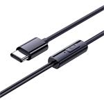 Baseus Encok USB-C slúchadlá s mikrofónom, čierne