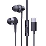 Baseus Encok USB-C slúchadlá s mikrofónom, čierne